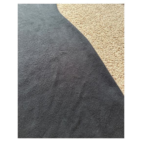 Abercrombie & Fitch Short Sleeve Sweater Dress Black Knee Length Minimalist - Picture 6 of 7